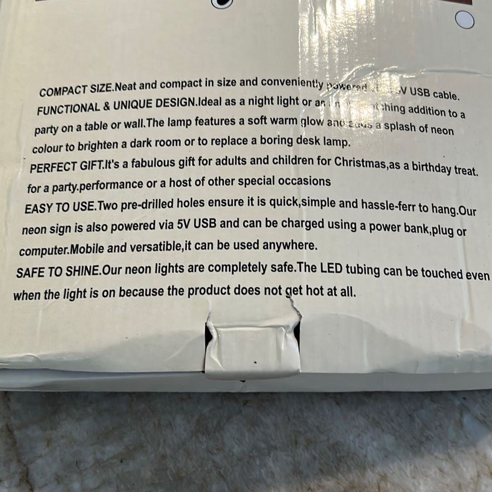 LED Neon Hanger  - Picture 5 of 6